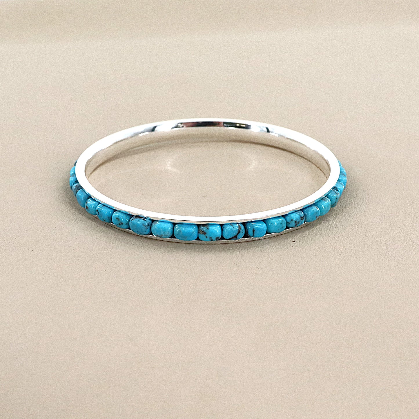 PAIGE WALLACE Turquoise Stainless Steel Bracelet