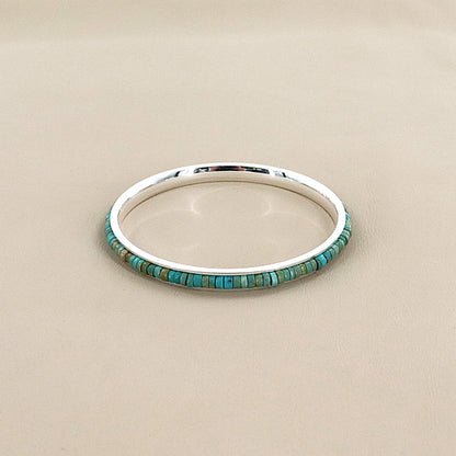 PAIGE WALLACE Turquoise Stainless Steel Bracelet