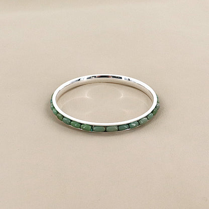PAIGE WALLACE Turquoise Stainless Steel Bracelet