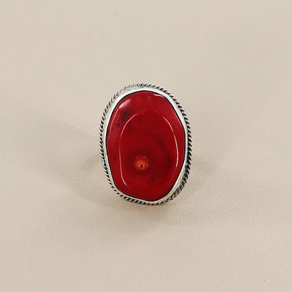PAIGE WALLACE Coral Freeform Nugget Ring