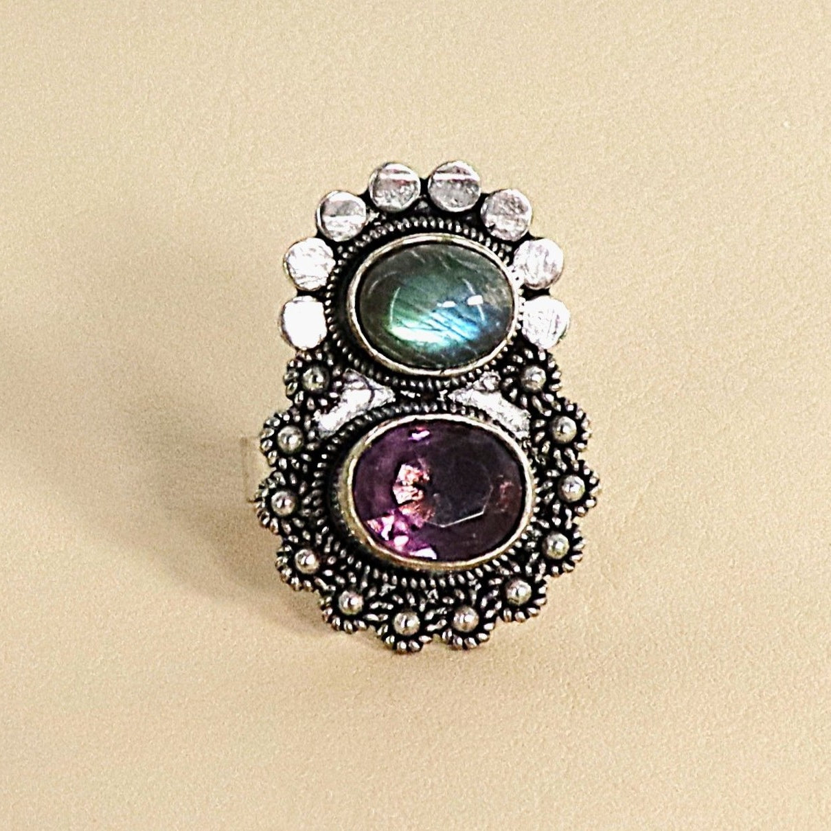 ABCO Royal Twin Gem Ring
