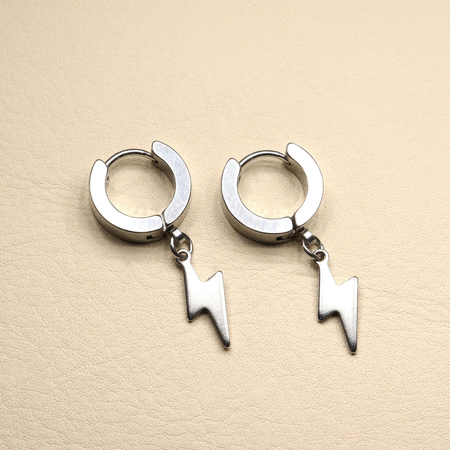 ABCO Lightning Power Hoop Earrings