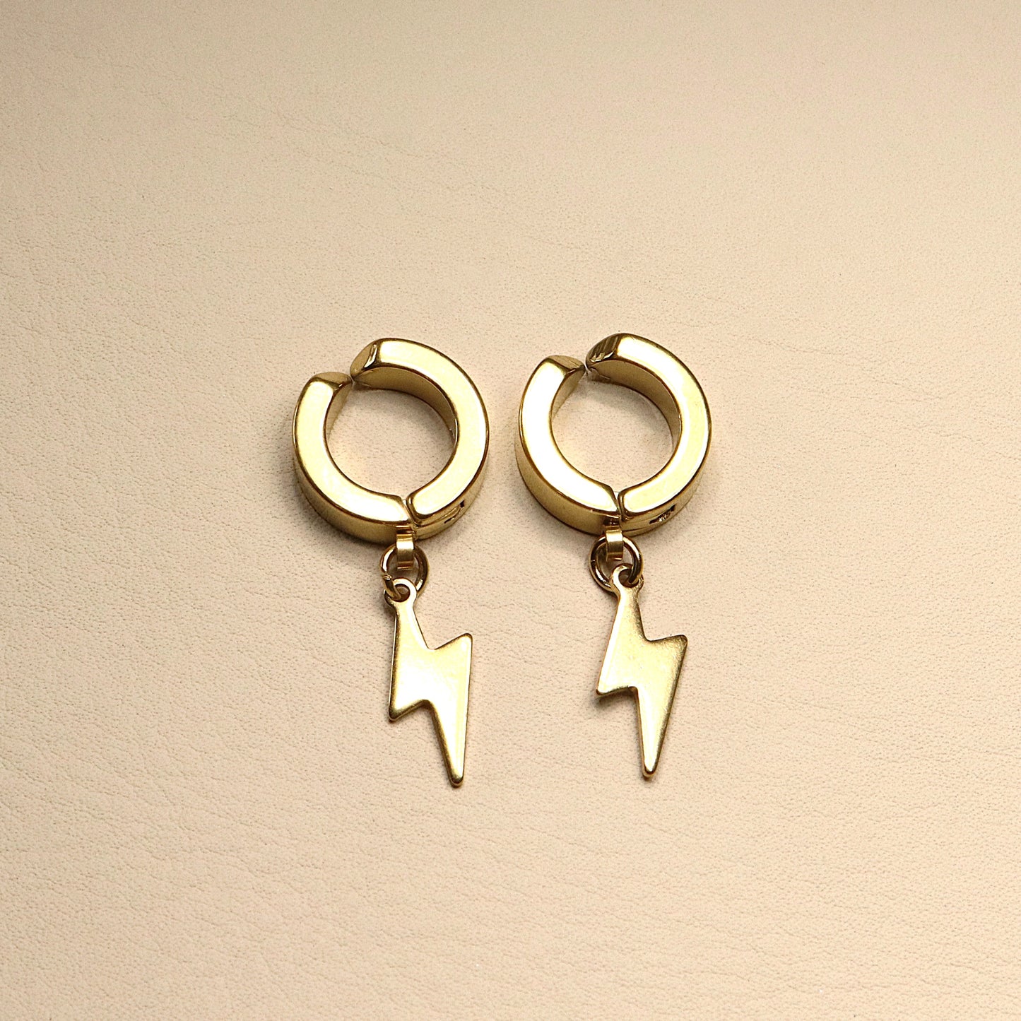ABCO Lightning Power Hoop Earrings