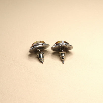 ABCO Amber Desert Moon Earrings