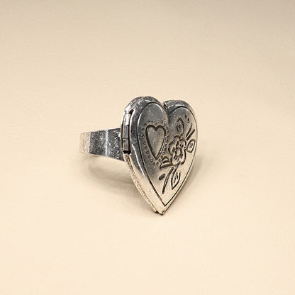 ABCO Secret Heart Locket Ring
