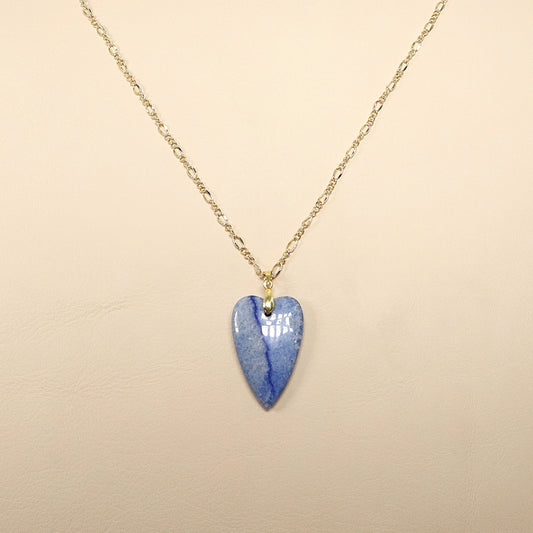 ABCO Ocean Shadow Heart Necklace