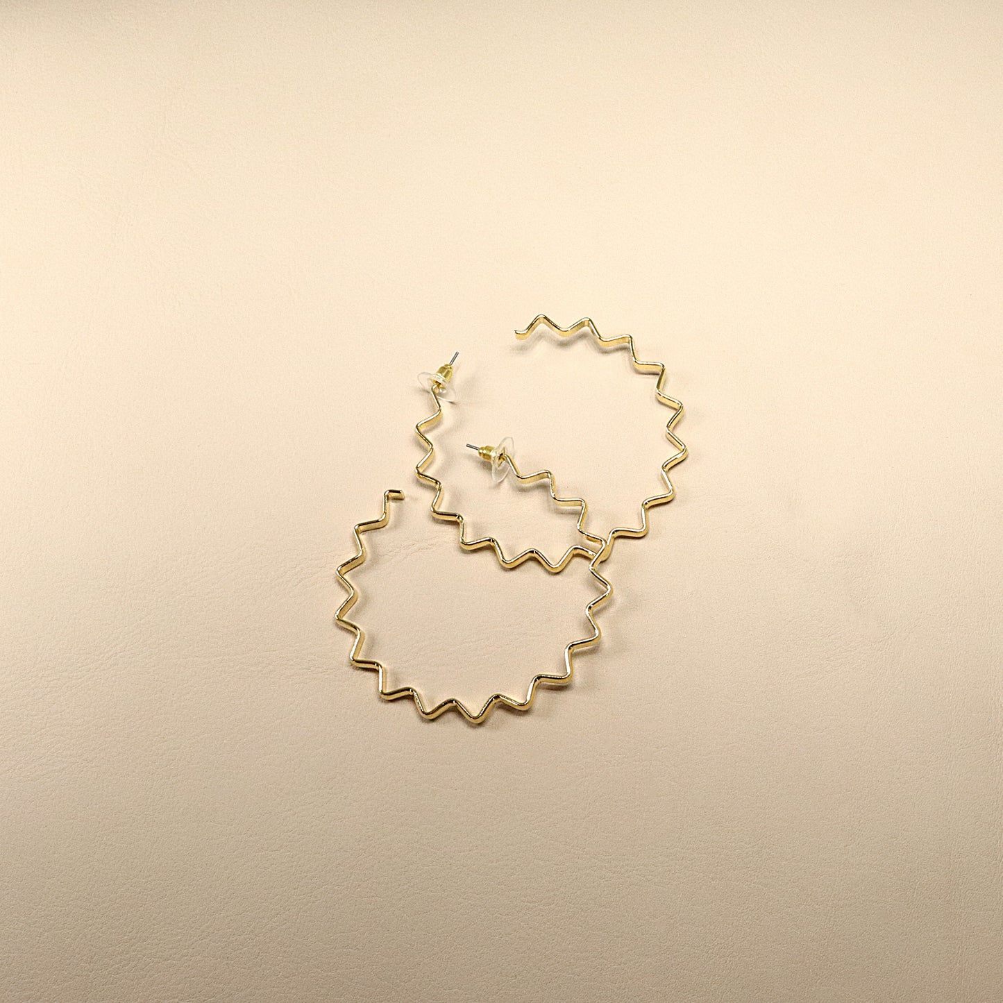 ABCO Zigzag Radiance Hoop Earrings