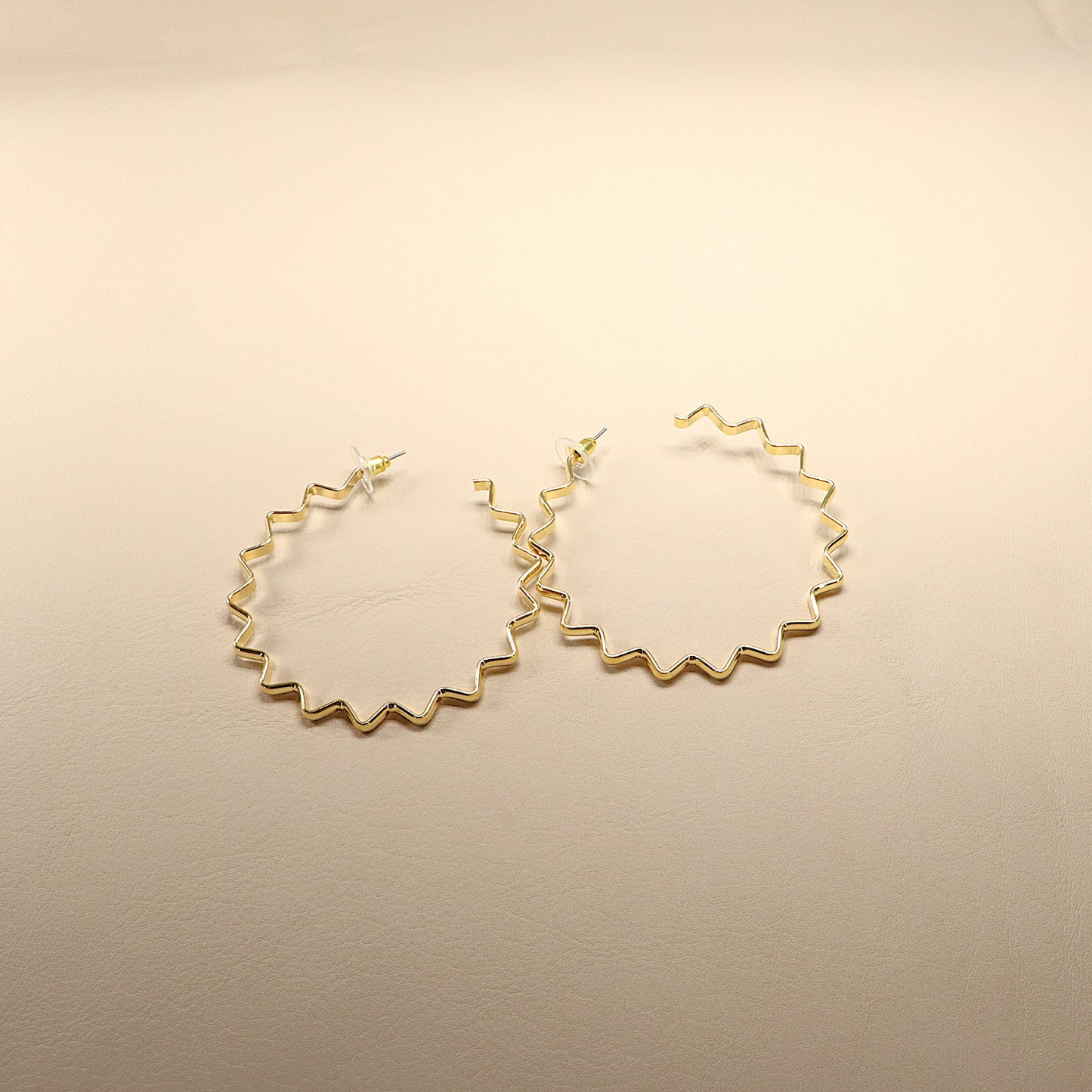 ABCO Zigzag Radiance Hoop Earrings