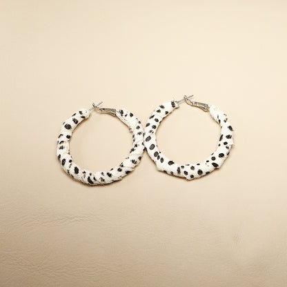 ABCO Playful Leopard Loop Earrings