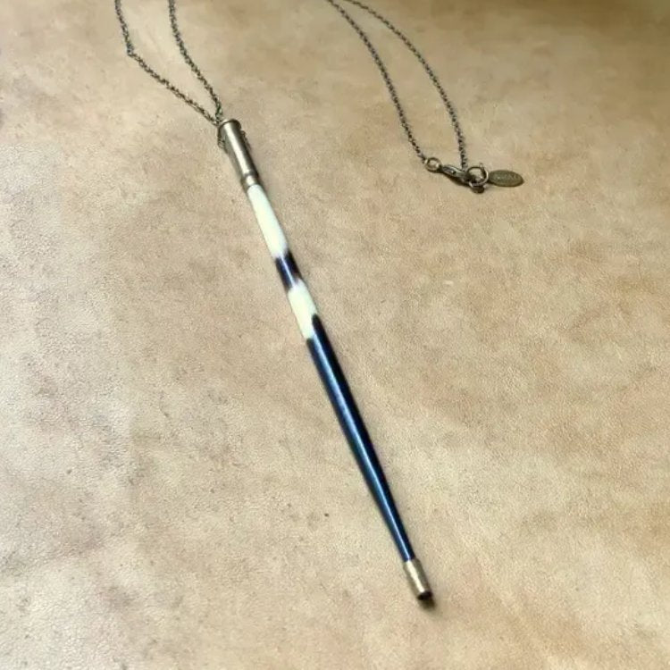 ASTALI Porcupine Quill in Bullet Necklace