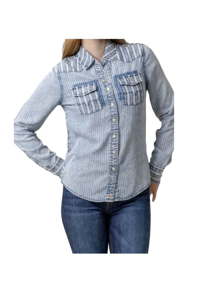 KIMES RANCH Kc Tencel Stripe Top