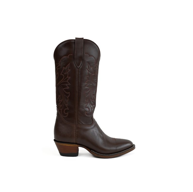 Peyto Brown western Style Handcrafted Boot 