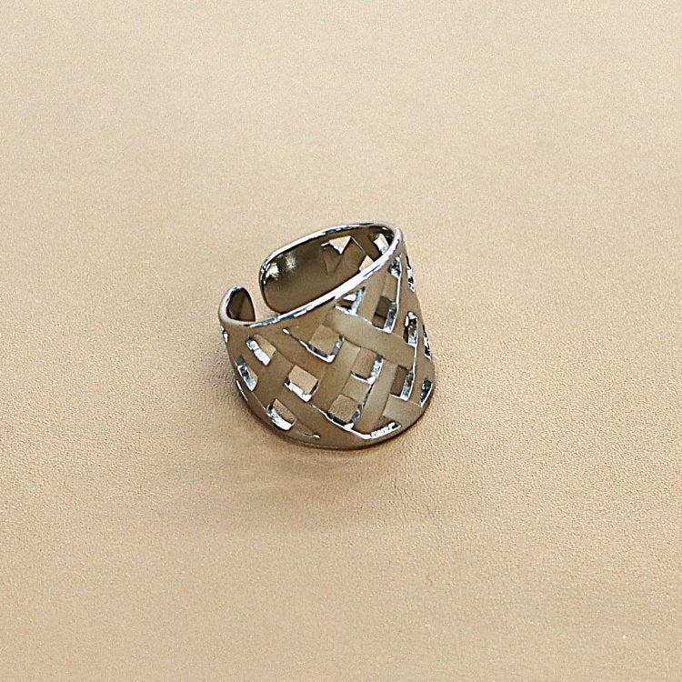 ABCO Luxe Basket Weave Ring