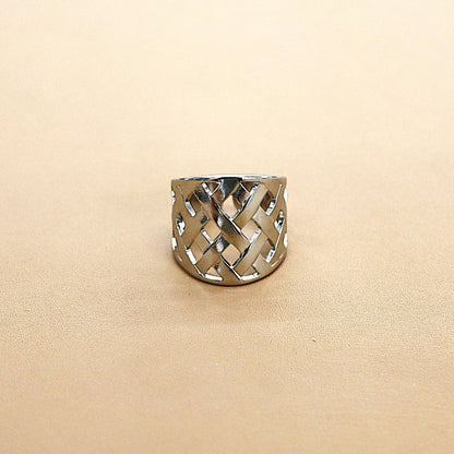 ABCO Luxe Basket Weave Ring