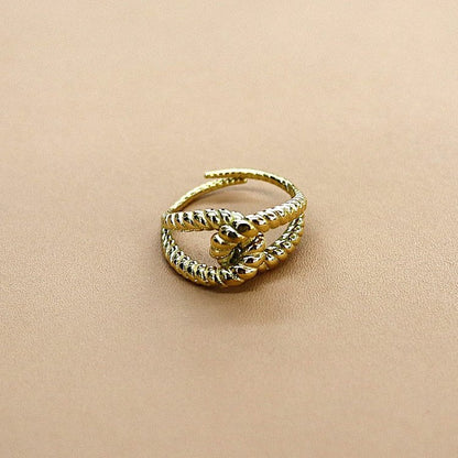 ABCO Luxe Twisted Rope Ring