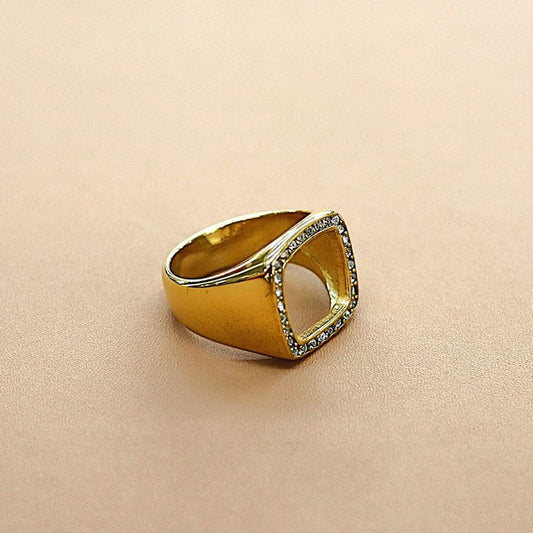 ABCO Luxe Rhinestone Cutout Ring
