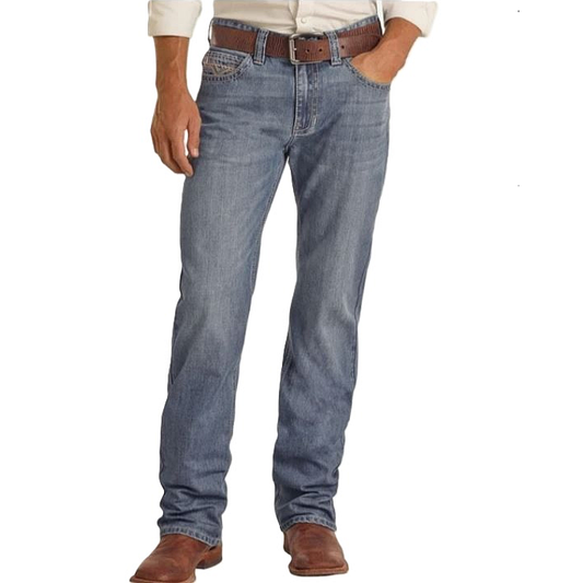 ROCK & ROLL MEN'S MEDIUM WASH DENIM JEAN