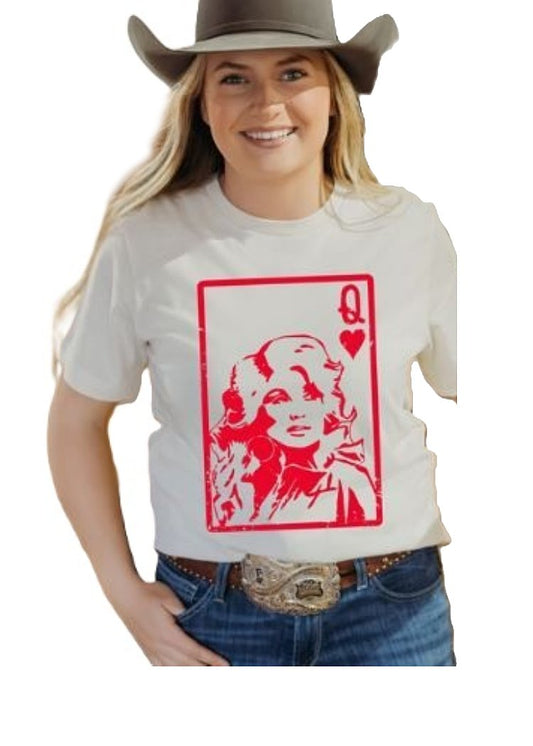 RUNNING WITH COYOTES Queen Dolly Tee