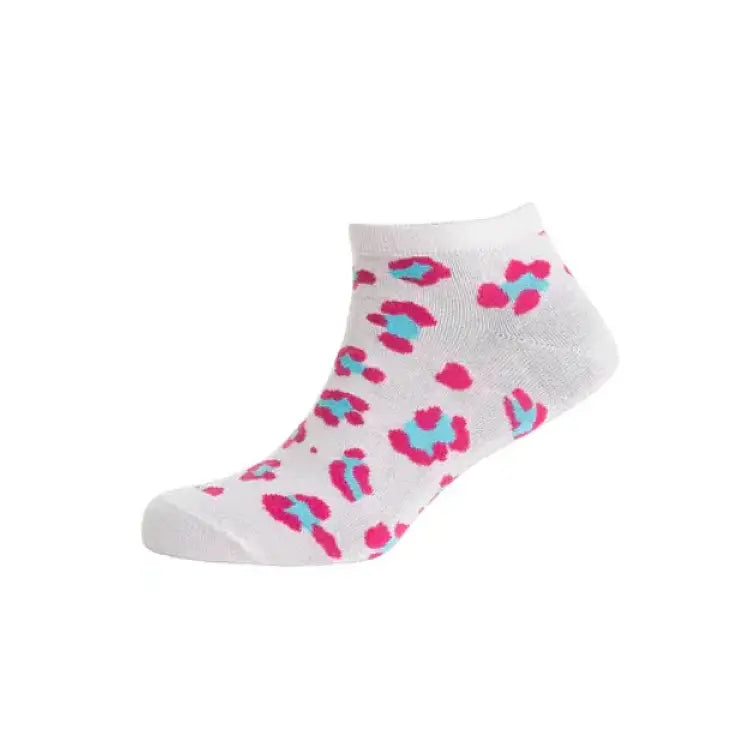 ABCO Candy Leopard Lacy Ankle Socks