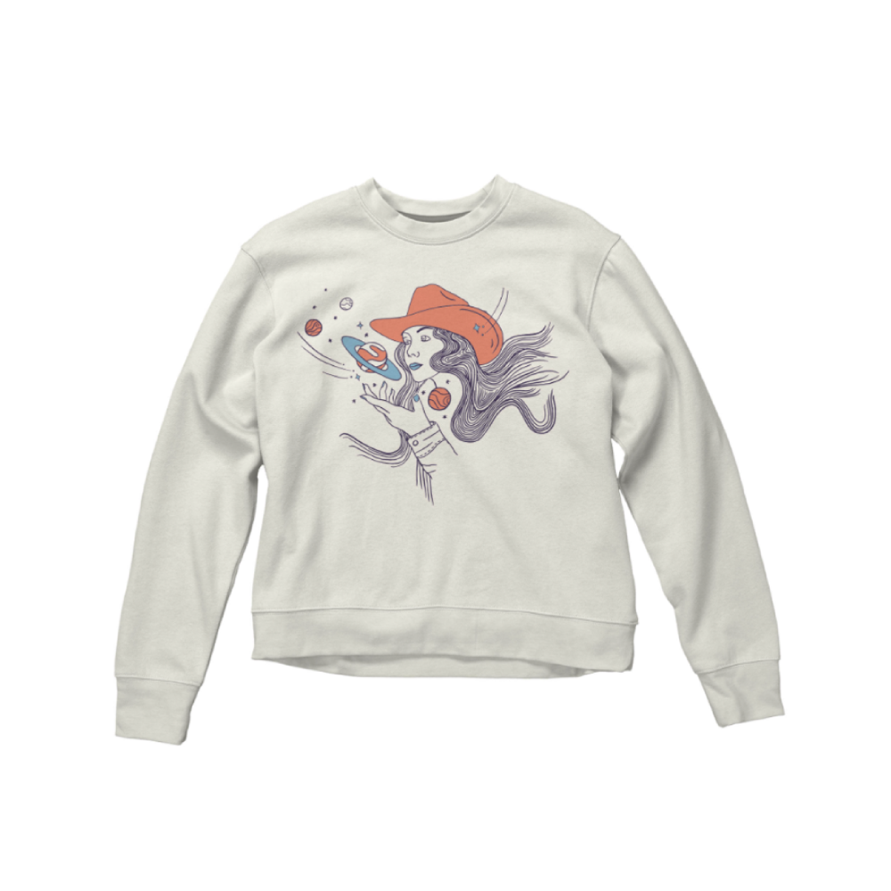 SENDERO Cosmic Cowgirl Women's Sweatshirt
