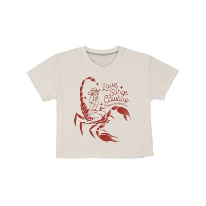 SENDERO Love Stings Crop Tee