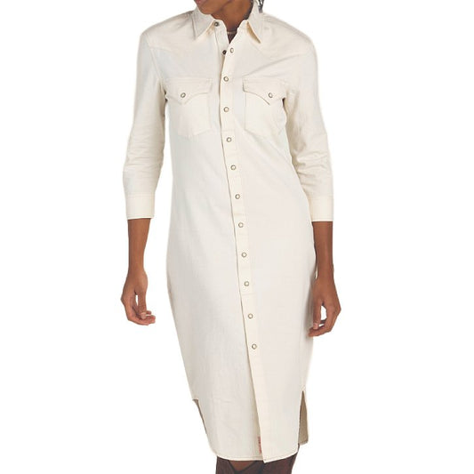 SENDERO The Annie Pearl Snap Shirtdress