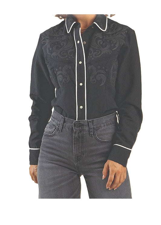 SENDERO Calamity Pearl Snap Women's Blouse