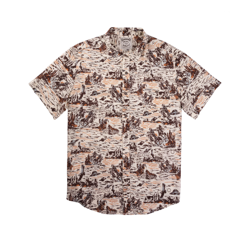 SENDERO City Slicker Button Up Short Sleeve Shirt