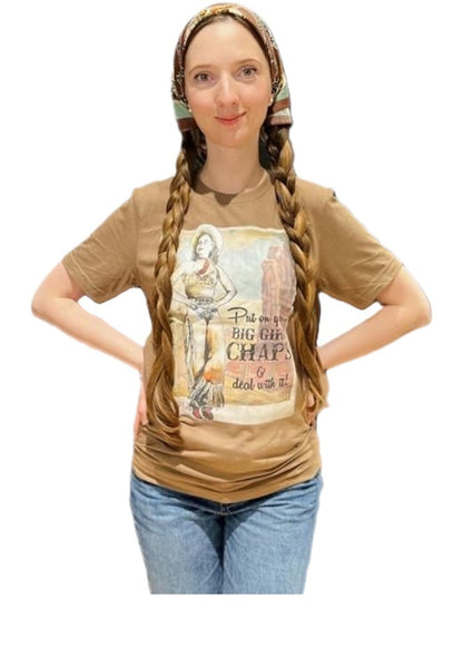 XOXOart & Co Big Girl Chaps Tee
