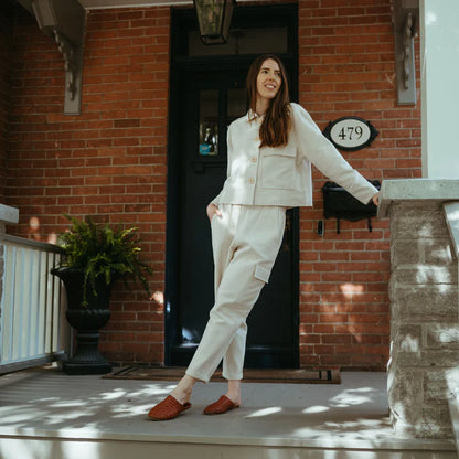 POKOLOKO Herringbone Cargo Pants