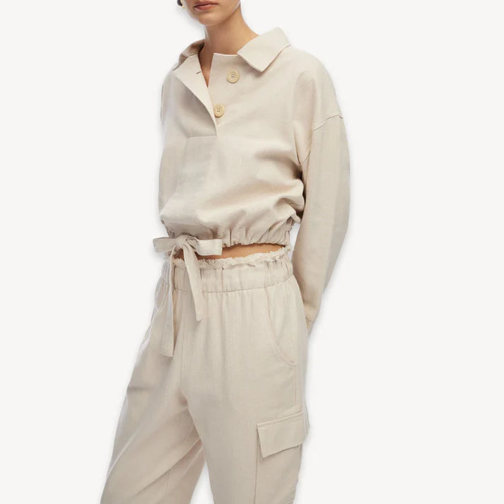 POKOLOKO Herringbone Cargo Pants