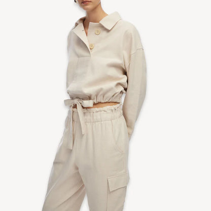POKOLOKO Herringbone Cargo Pants