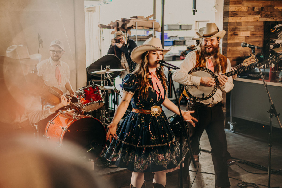 Live band at an Alberta Boot Co. event