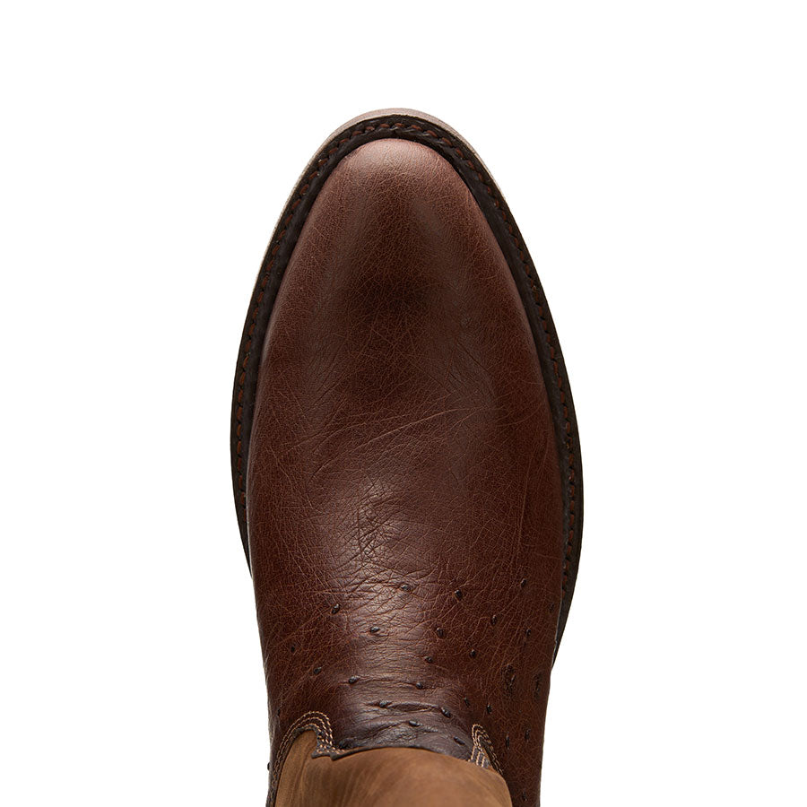 
                  
                    Men's Ostrich and oiled tanned exotic boot
                  
                