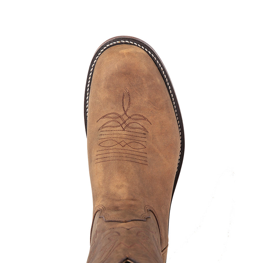 
                  
                    Men's Brown Clyde Boots - Embroidery 
                  
                