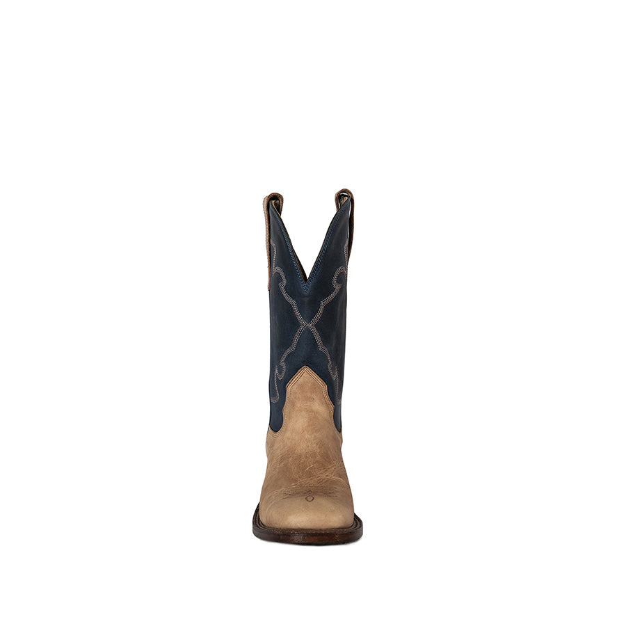 
                  
                    Woman's Western two tone Camel - Navy boot
                  
                