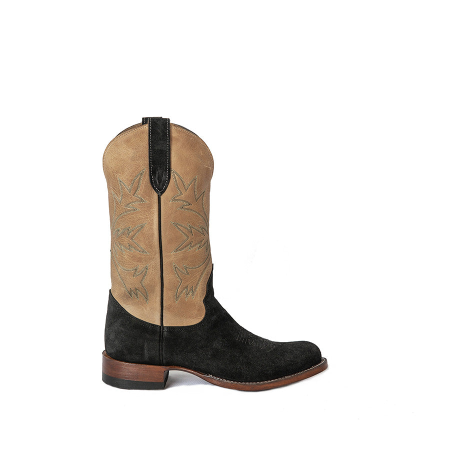 
                  
                    Mens Black / Camel Color Western Boot - Jasper
                  
                
