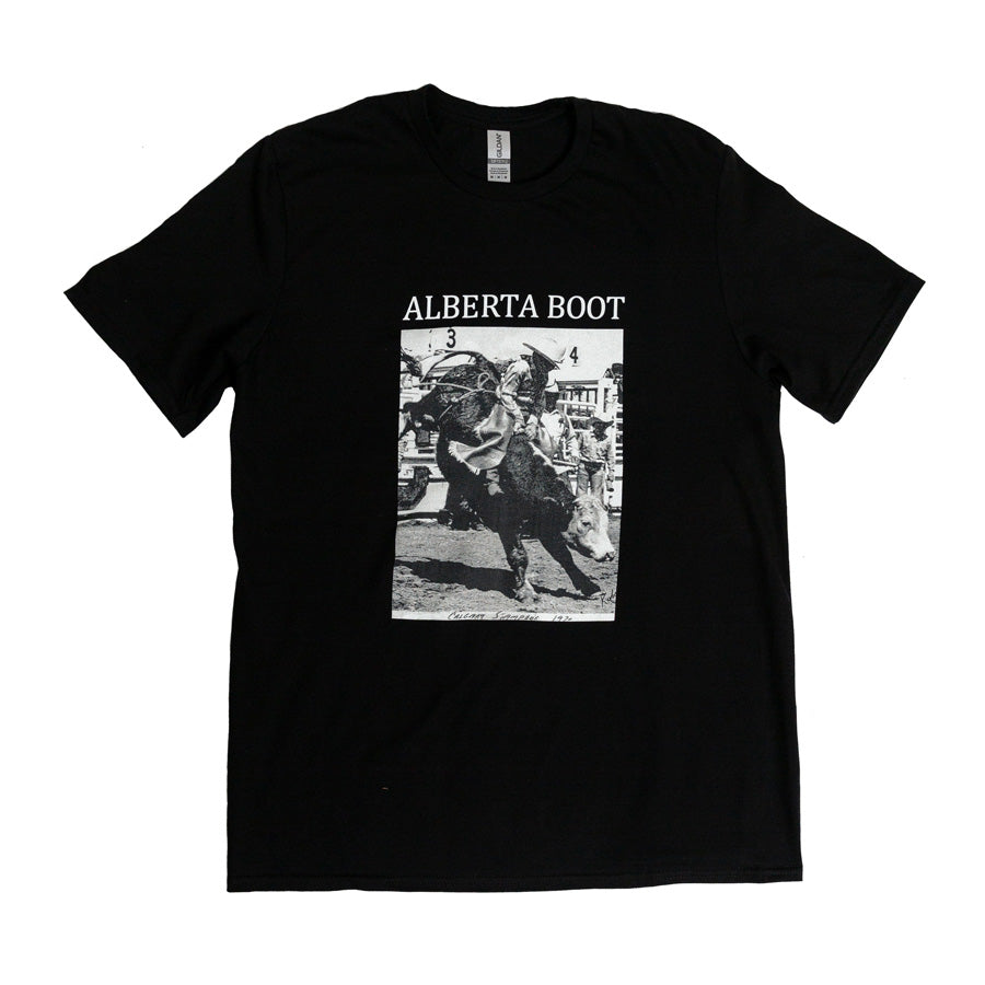 
                  
                    Men's T-Shirt with Cowboy Riding Bull Black
                  
                