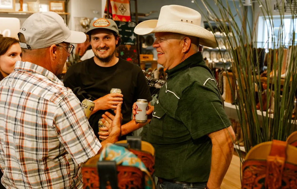 Guests mingling at an event